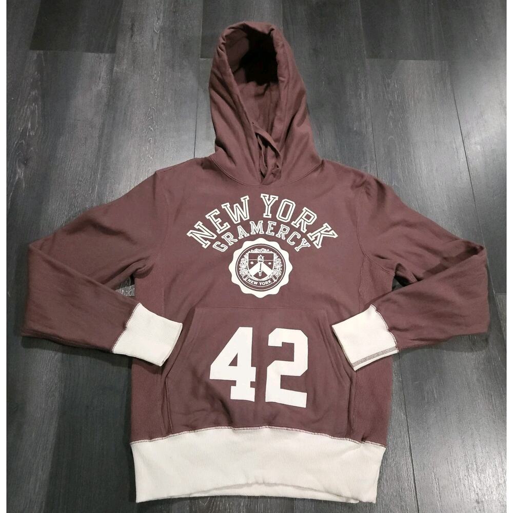 Todd Snyder Champion Hoodie Women XS Brown New York Gramercy Park‎ Pockets